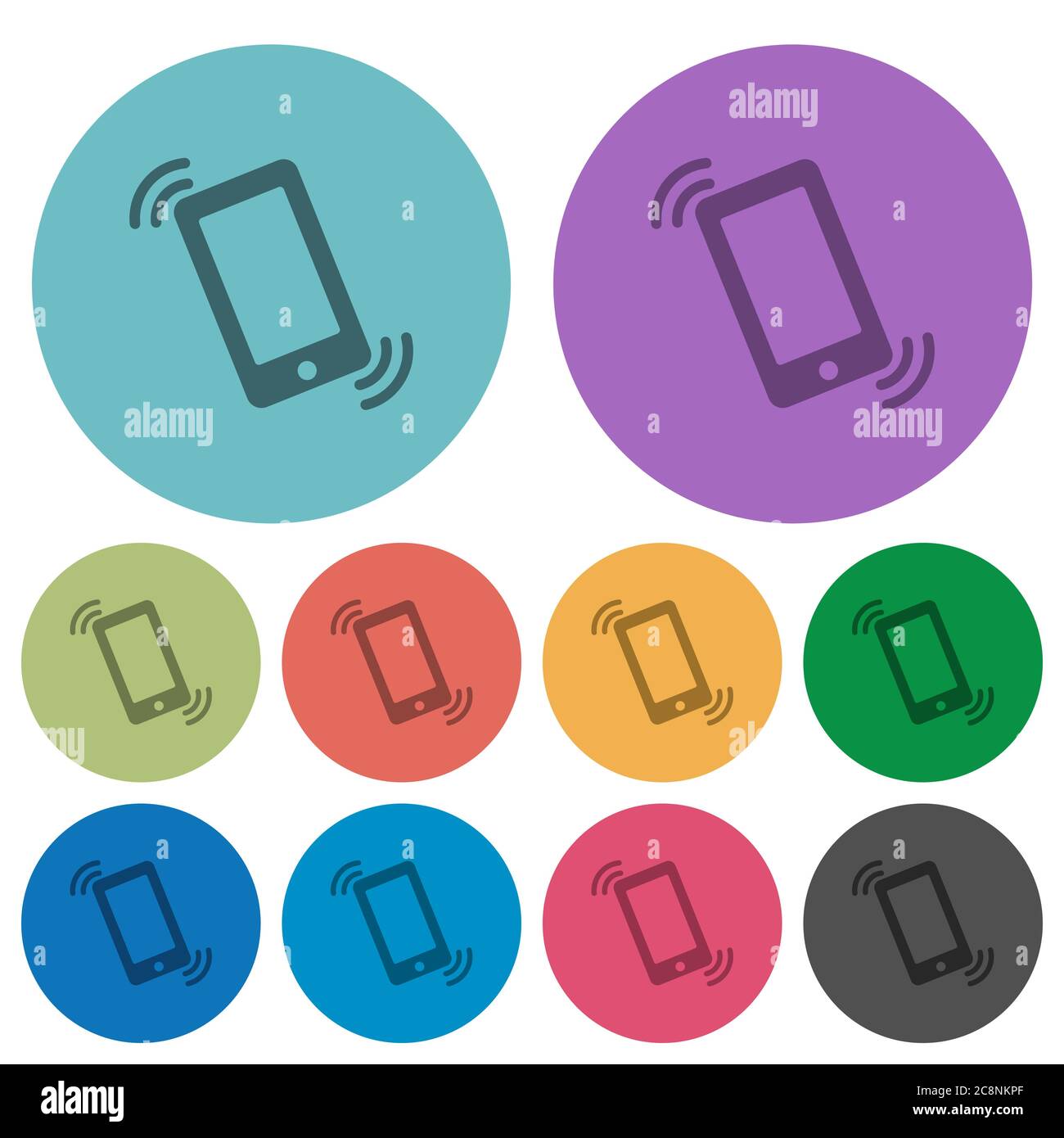 Ringing phone icon in hi-res stock photography and images - Alamy