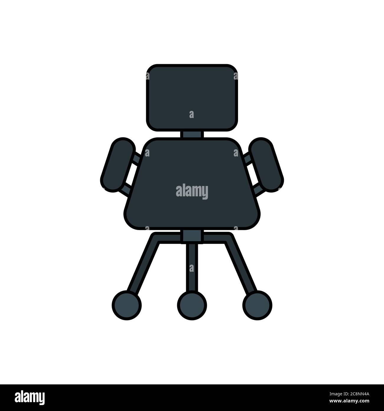 office chair vector design template illustration Stock Vector Image