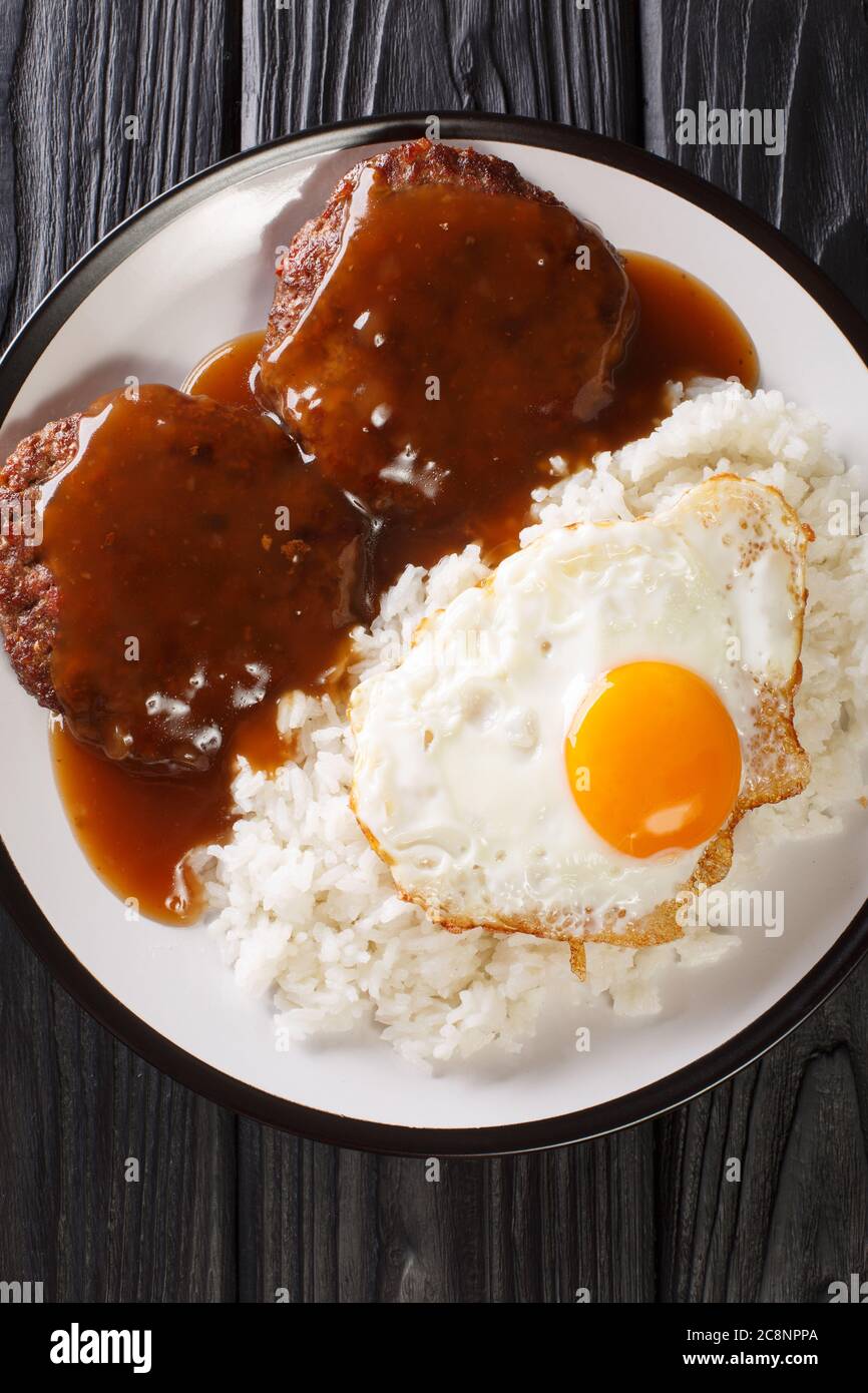 Loco moco is a dish featured in contemporary Hawaiian cuisine consists