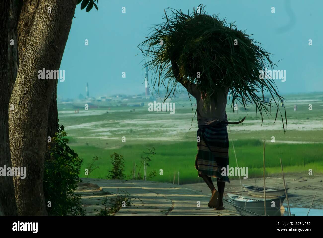 A farmer is as good as any other man Stock Photo