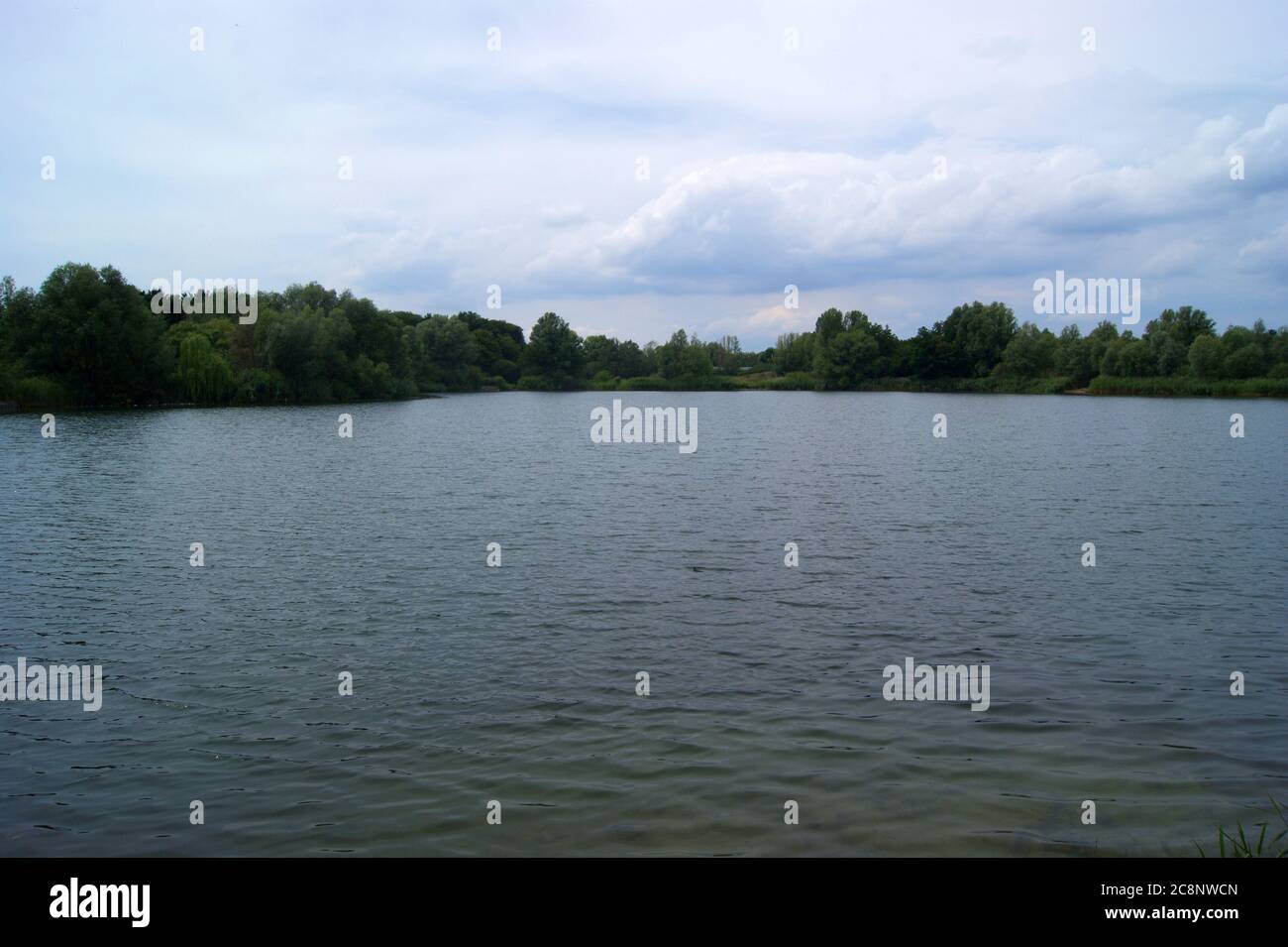 Spektesee, östliches Ufer, im Falkenhagener Feld / Spektefeld in Berlin-Spandau Stock Photo