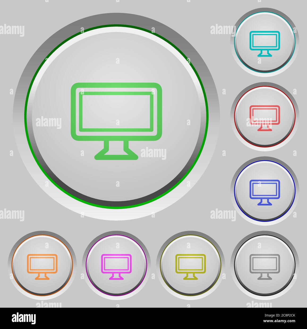 Pink laptop blank screen Stock Vector Images - Alamy