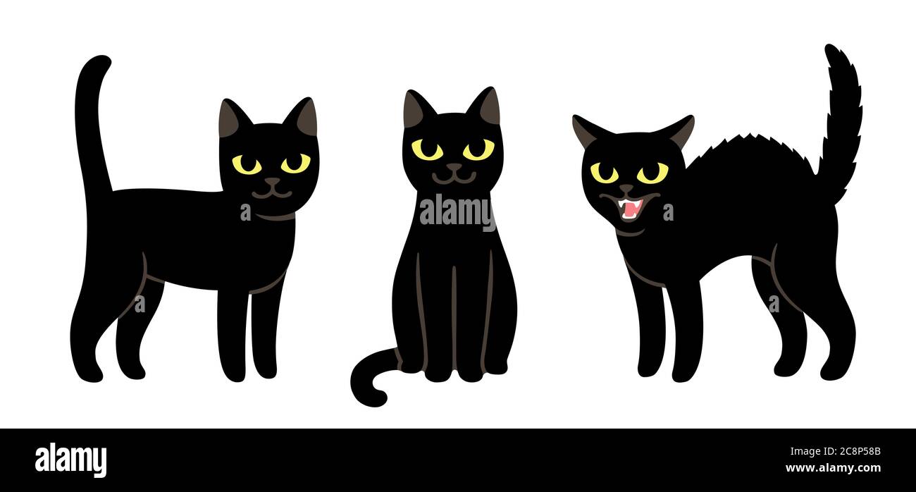 Angry Evil Cat Drawing Vector Stock Vector (Royalty Free