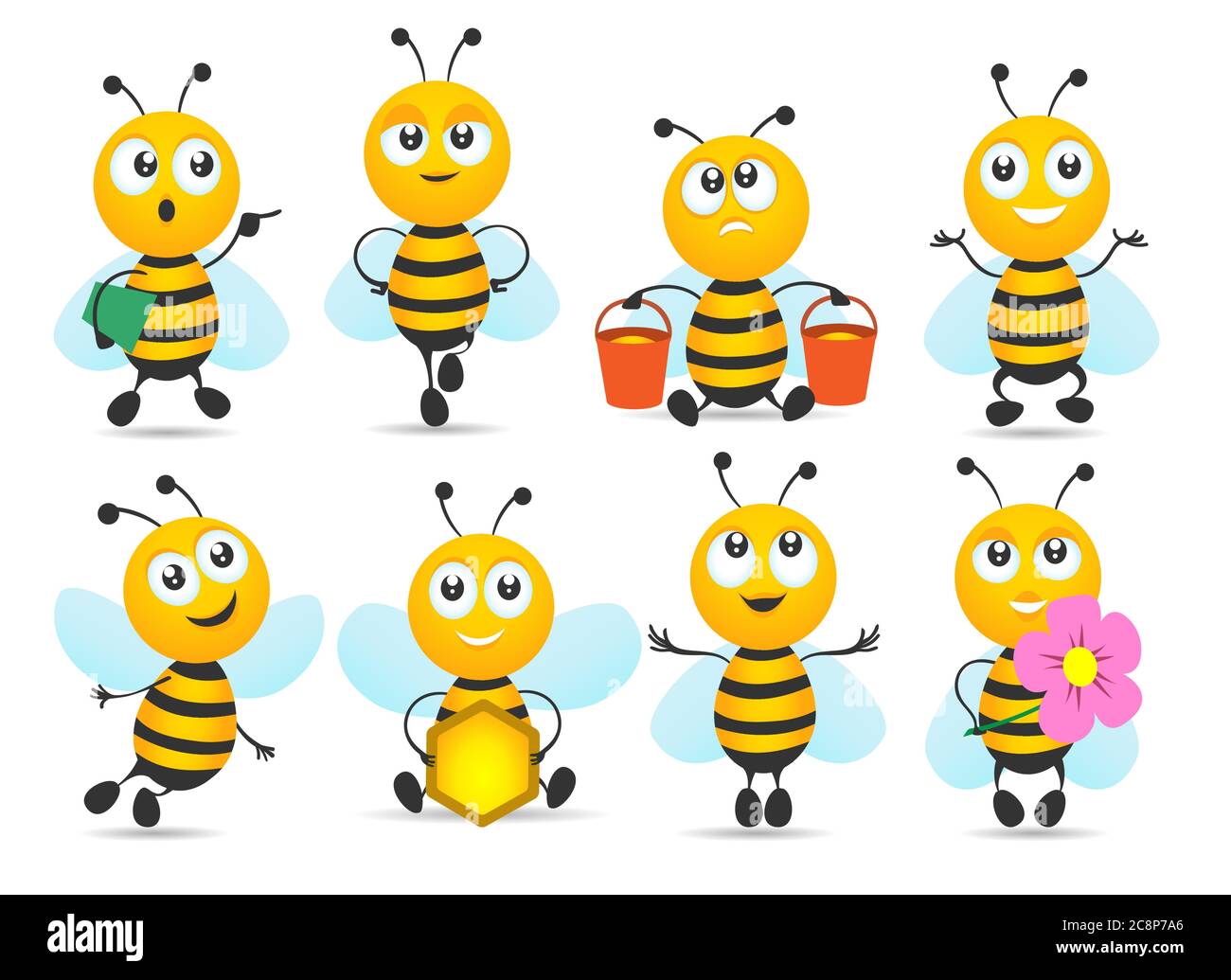 animated honey bees