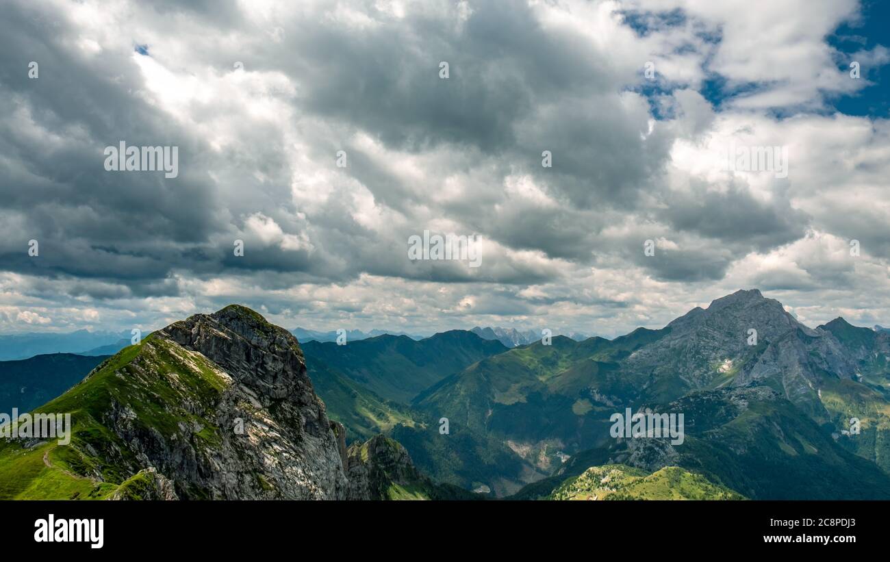 Summer day in the alps of Friuli Venezia-Giulia, Italy Stock Photo - Alamy