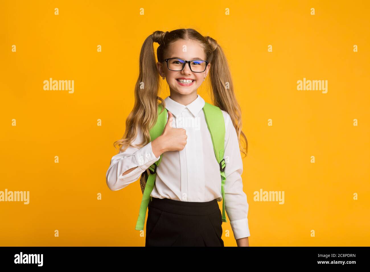 Child Thumbs Up Homework Hi res Stock Photography And Images Alamy