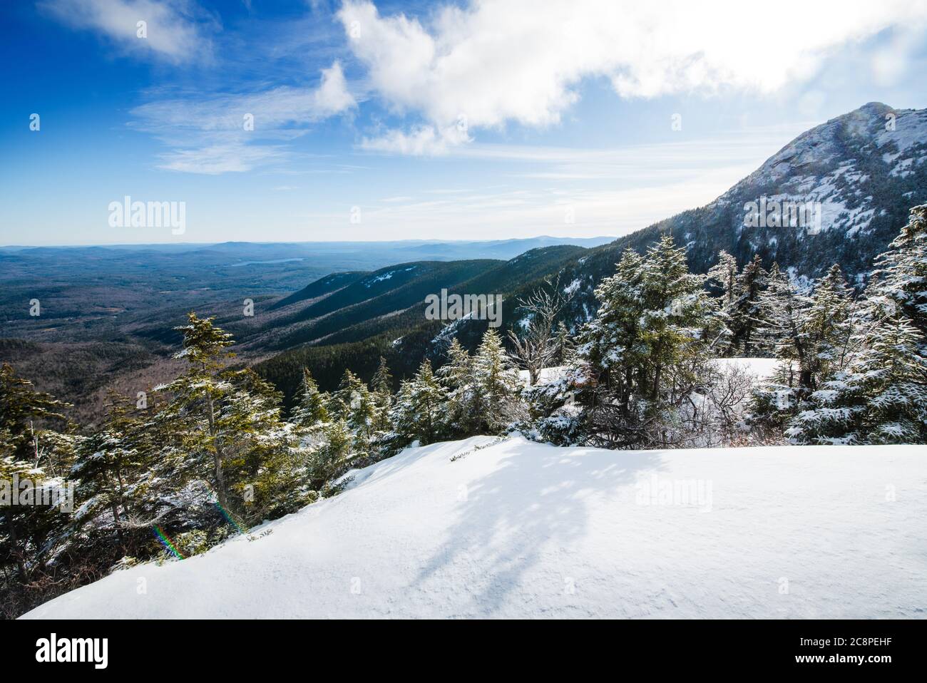 White mountains in winter hi-res stock photography and images - Alamy