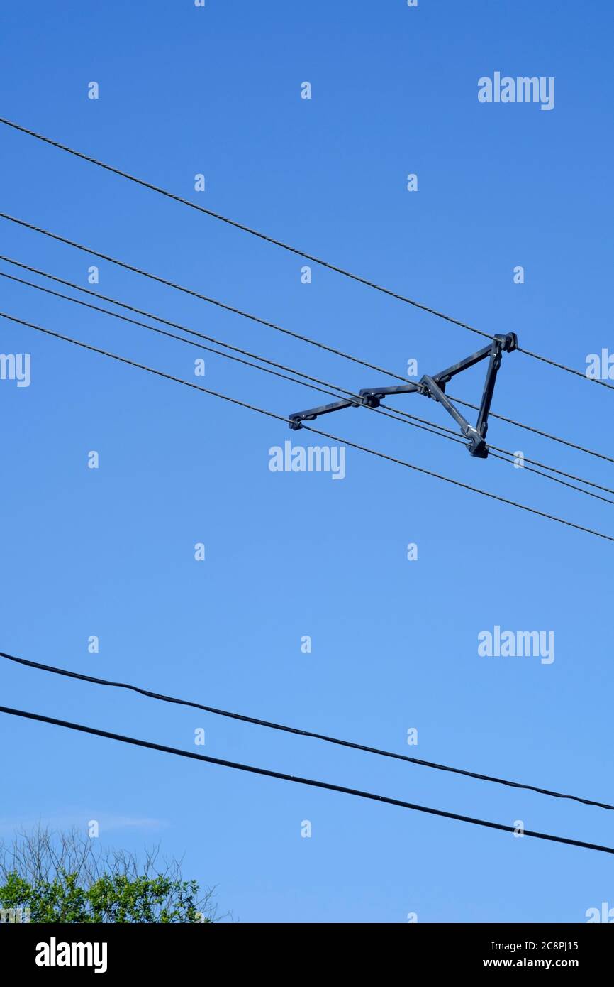 High overhead power lines hires stock photography and images Alamy
