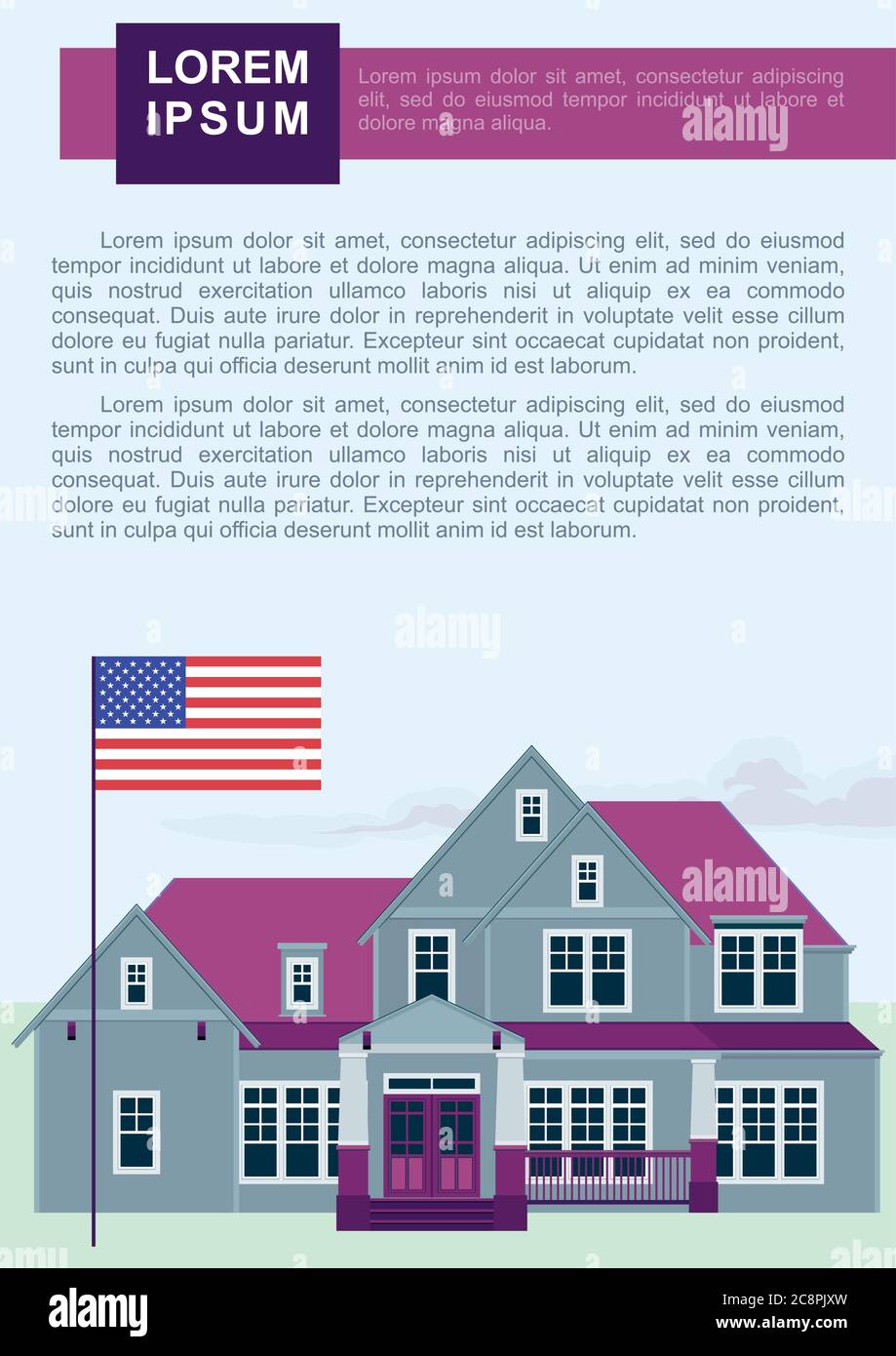 Us housing Stock Vector Images - Alamy
