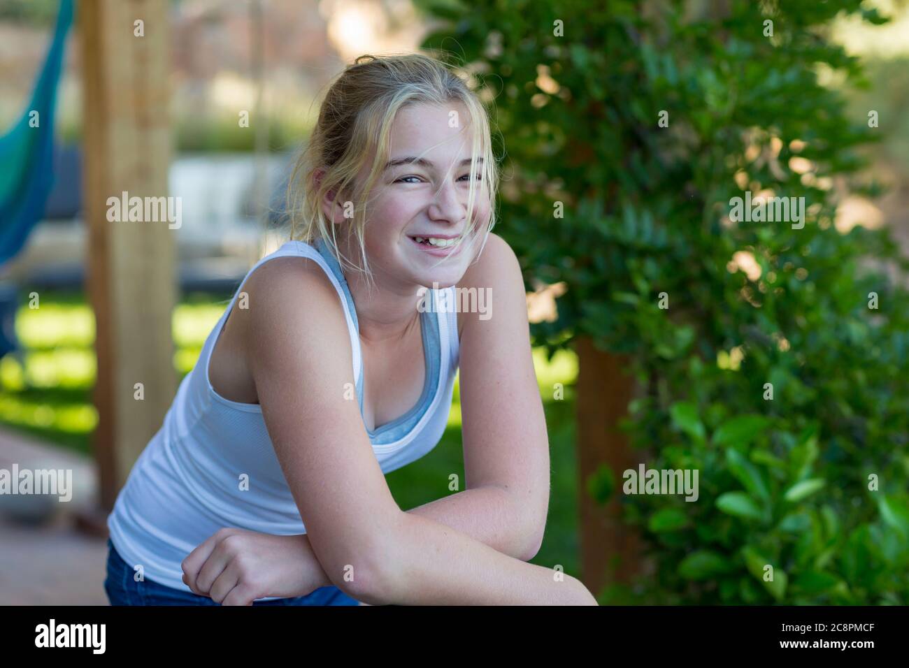 Portrait Of 11 Year Old Girl On Scooter Stock Photo Alamy portrait-of-11-year-old-girl-on-scooter-stock-photo-alamy