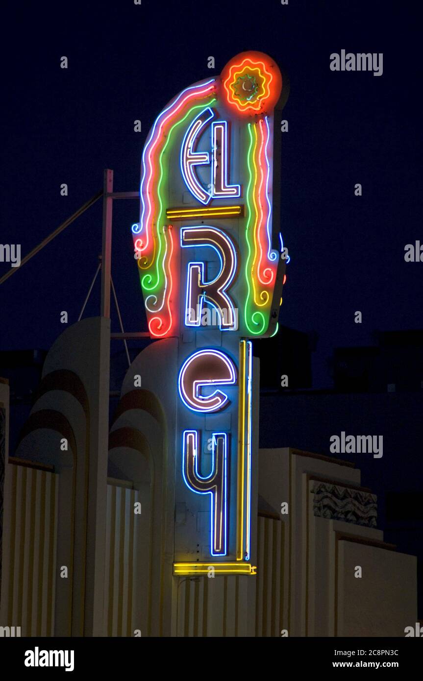 Art deco neon marquee hires stock photography and images Alamy