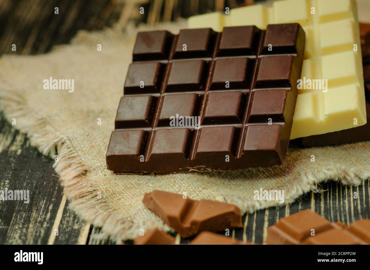 Group Of Chocolate Bars Different Colors Different Kind Assorted Sweets Mix Chocolate Bars Of Different Colors And Types Stock Photo Alamy
