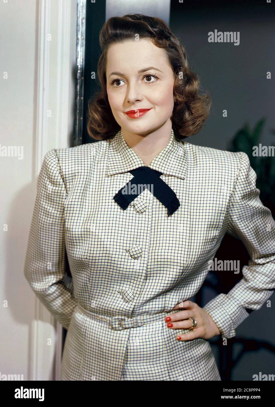 Studio Publicity Still: Olivia de Havilland circa 1944 Stock Photo - Alamy