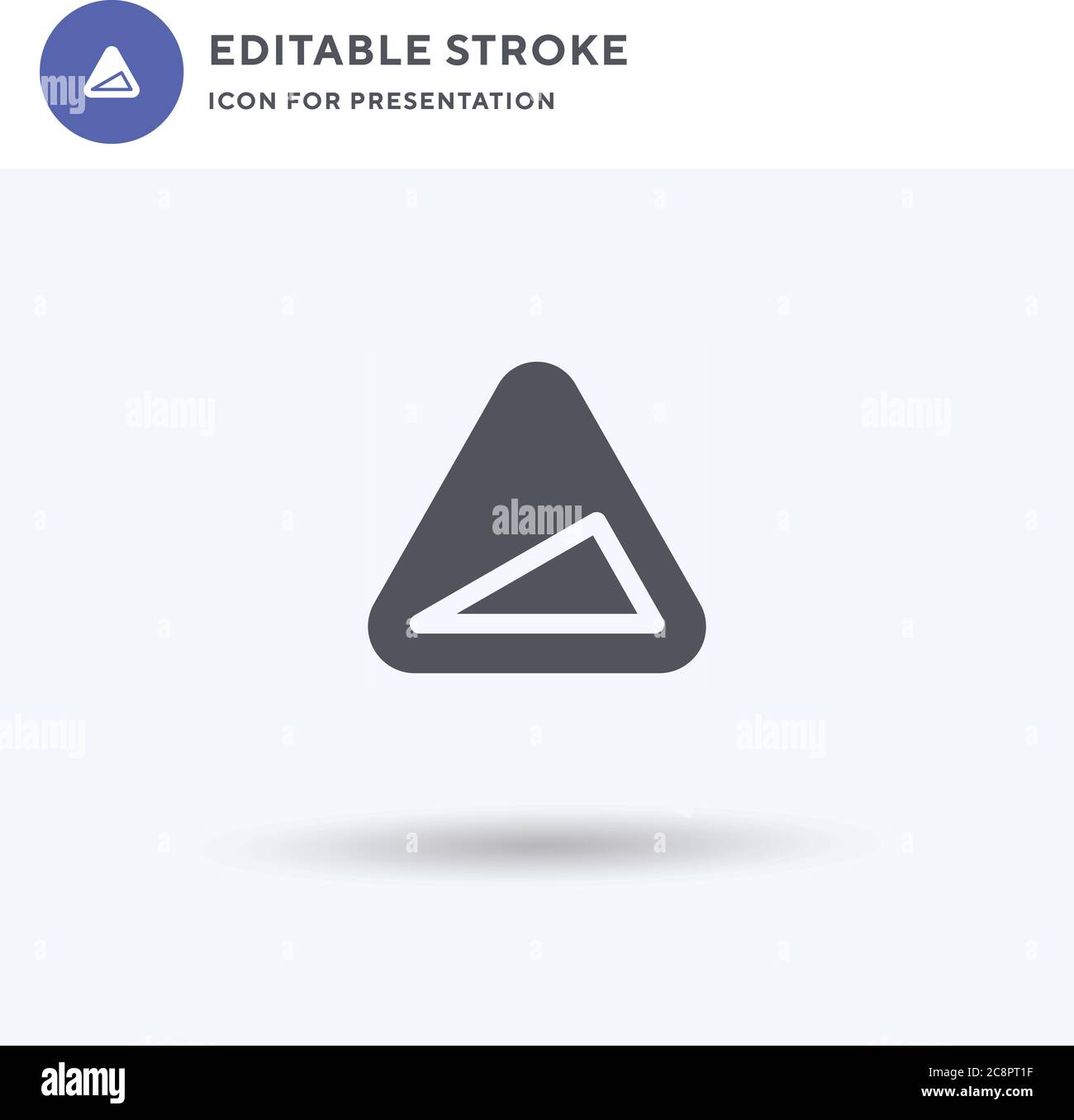 Ascend icon vector, filled flat sign, solid pictogram isolated on white ...