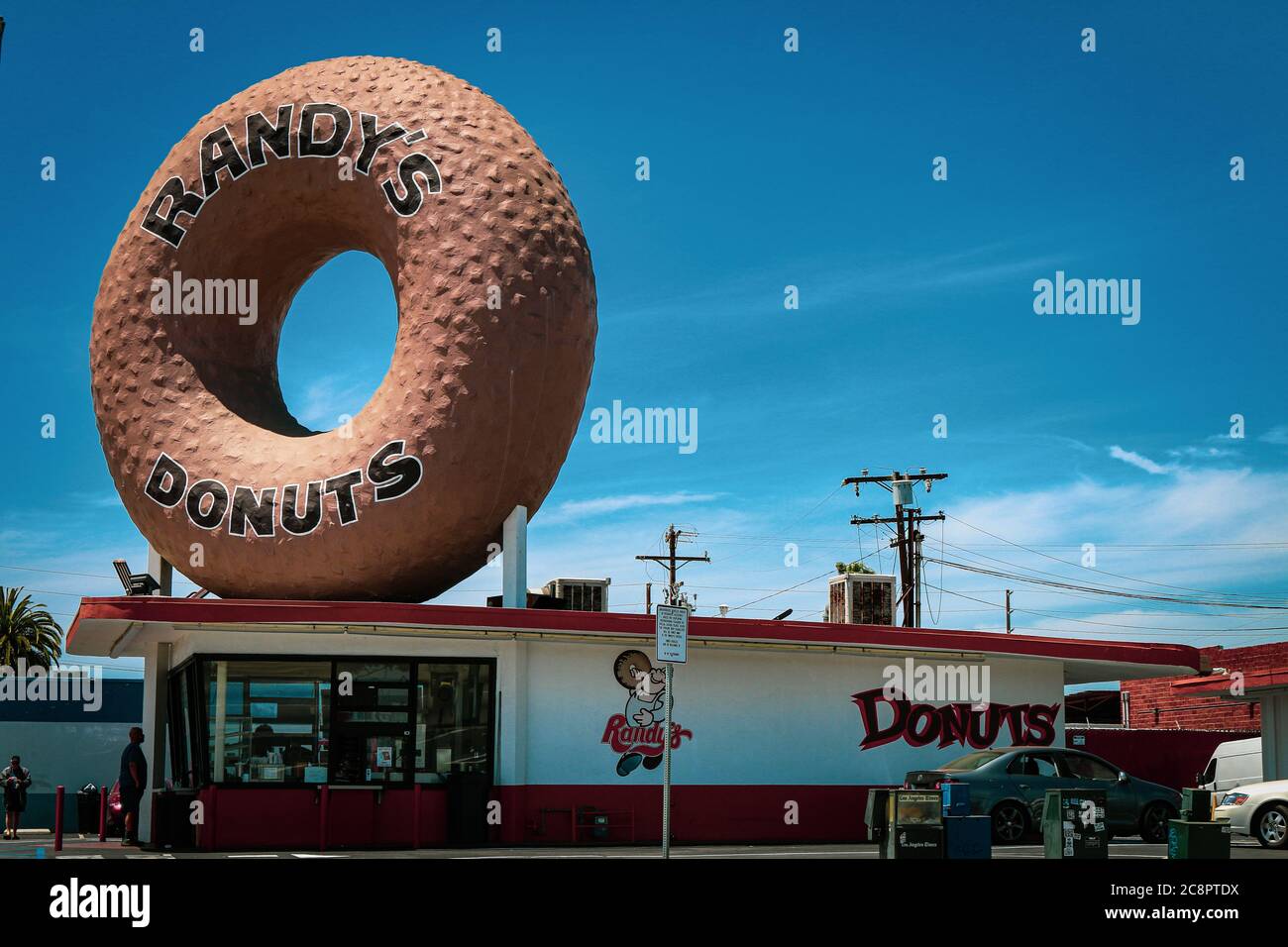 Randy's Donuts in Los Angeles, California Stock Photo