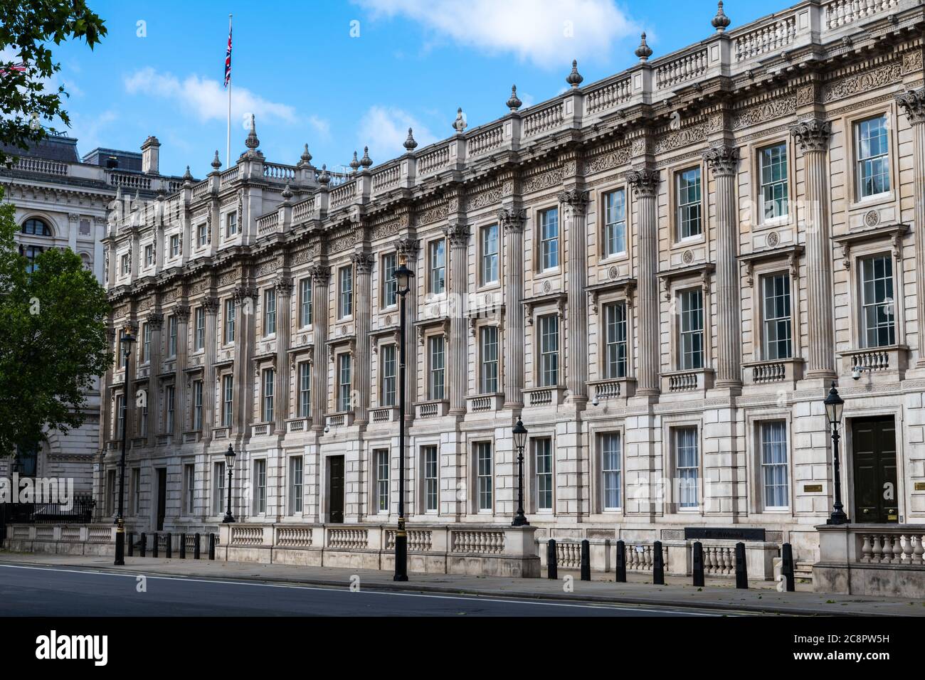 The UK Cabinet Office situated in Whitehall in Westminster which supports  the Prime Ministers and ensure the effective running of the government  Stock Photo - Alamy