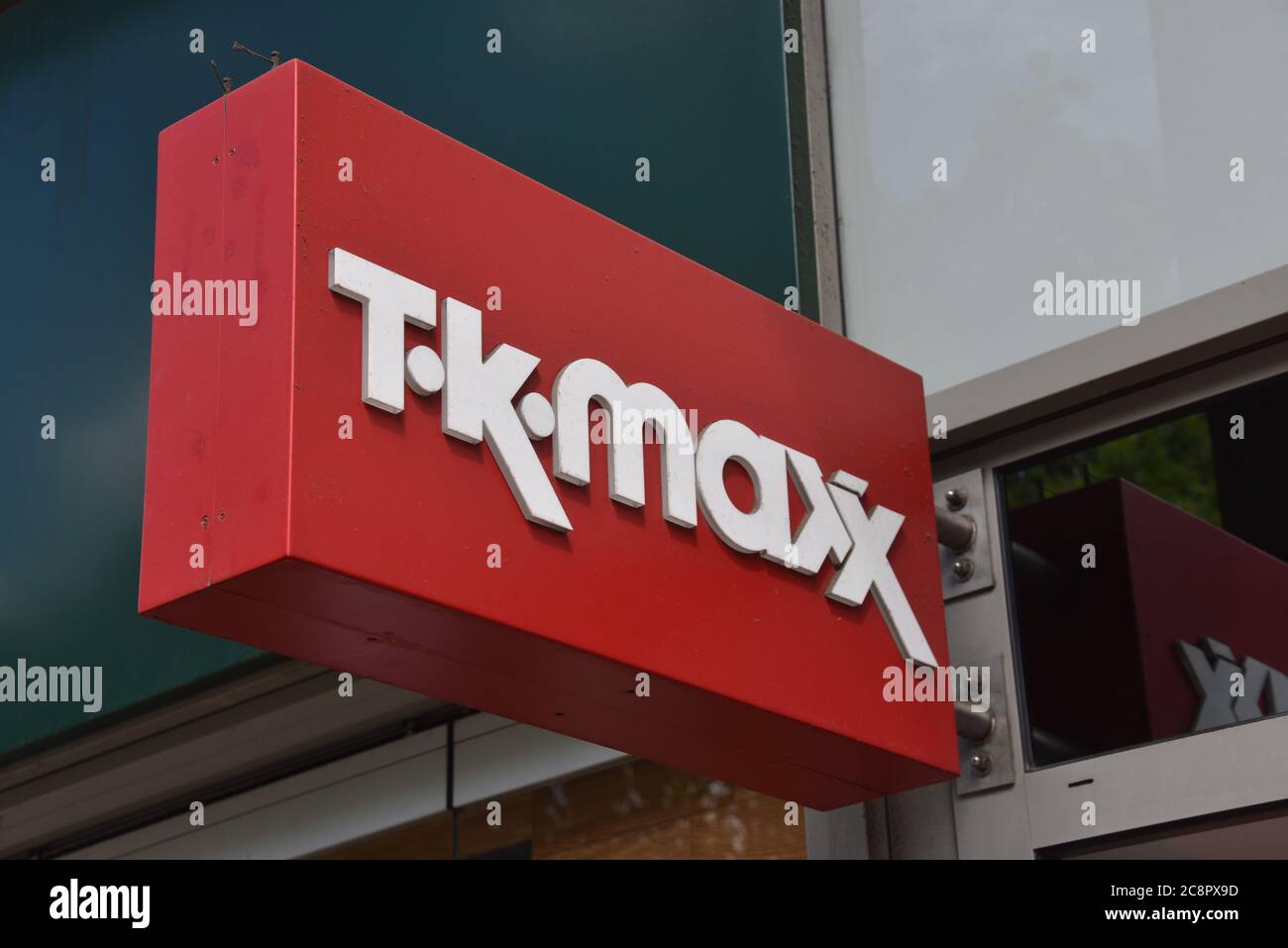Cologne, Germany. 26th July, 2020. Logo, lettering of TK Maxx, the