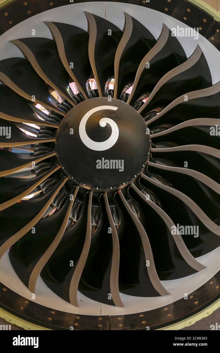 Turbine engine blades hi-res stock photography and images - Alamy