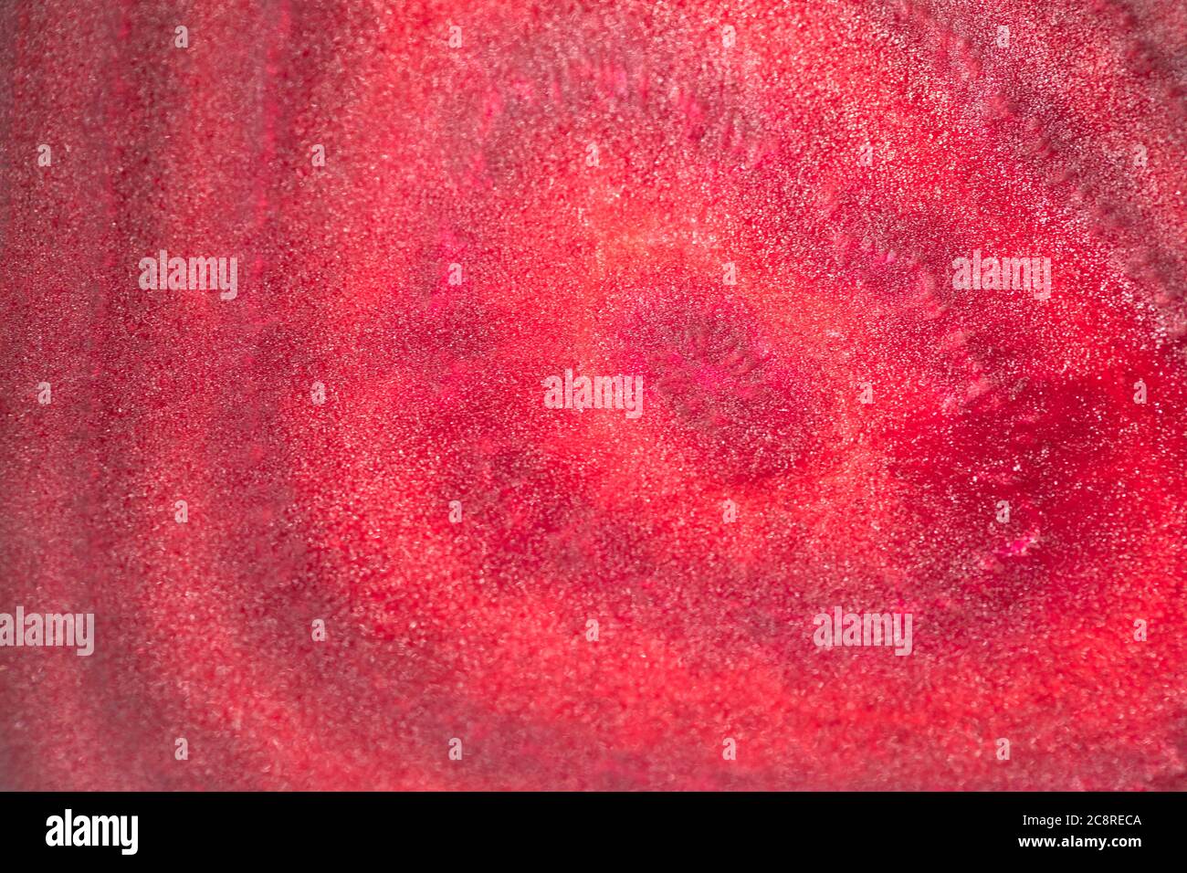 Beetroot cross sections, natural red colour Stock Photo