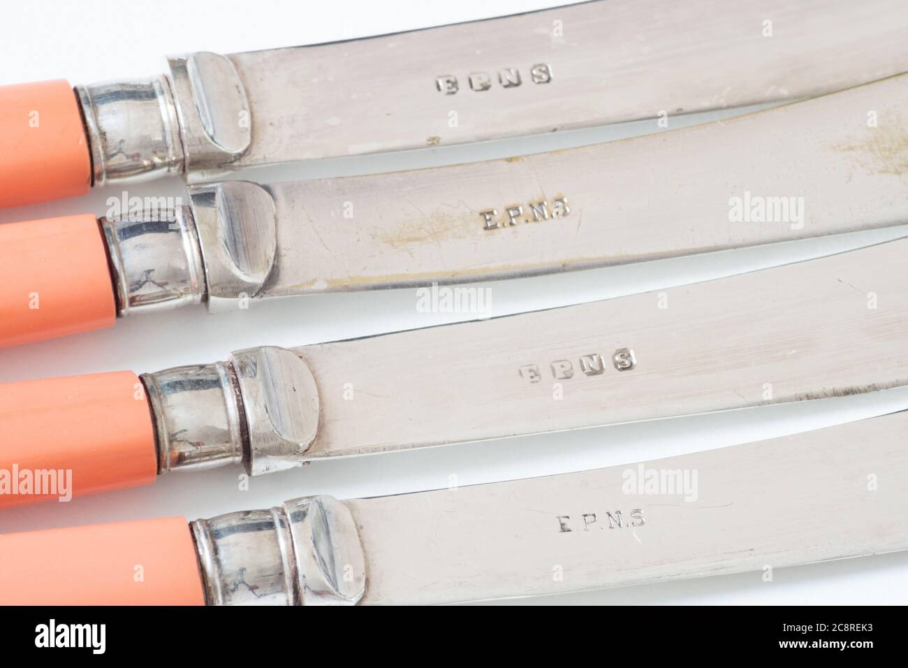 Vintage EPNS Electro Plated Nickel Silver cutlery Stock Photo Alamy