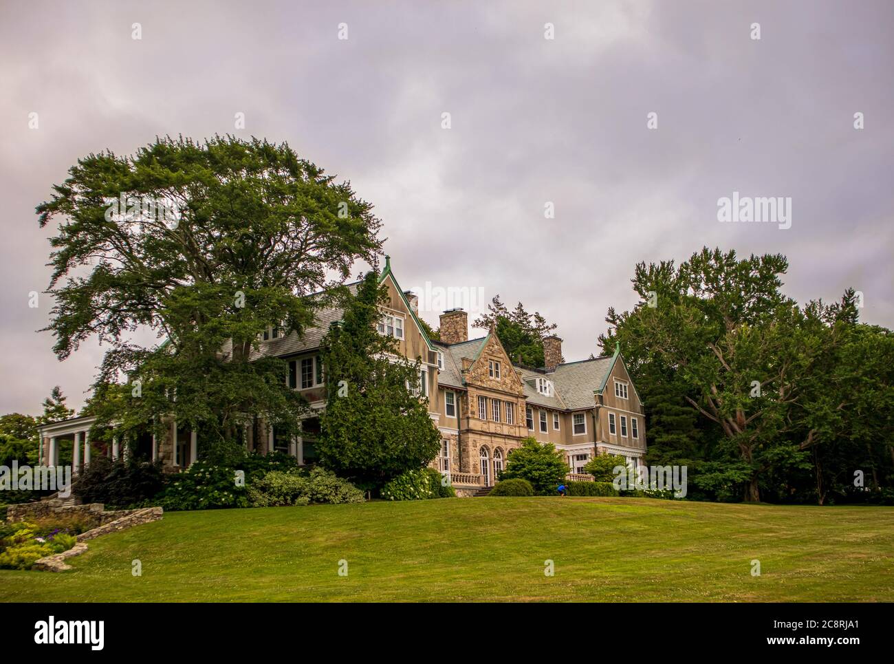 Bristol, Rhode Island July, 3 2020 Historic Blithewold Mansion