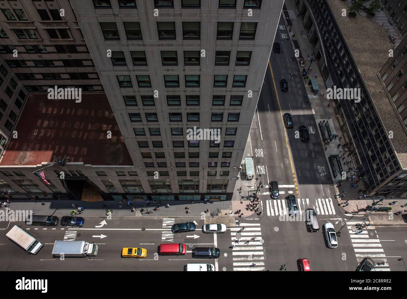 Top view NYC New York, USA Stock Photo