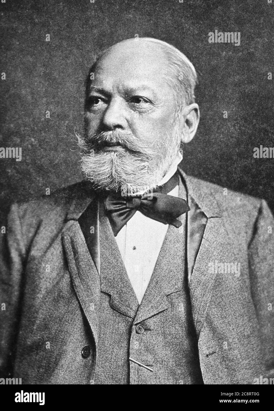 Carl Jakob Adolf Christian Gerhardt (5 May 1833 - 22 July 1902) - Physician and Internist Stock Photo