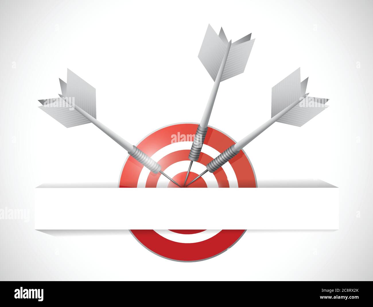Target inside a pocket illustration design over a white background