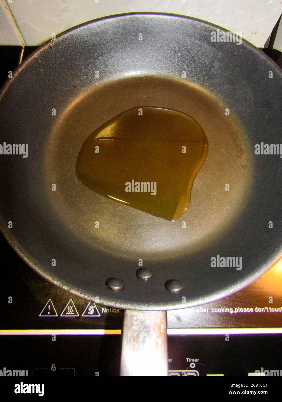 Olive Oil from Crete, Greece in a Frying Pan Stock Photo Alamy