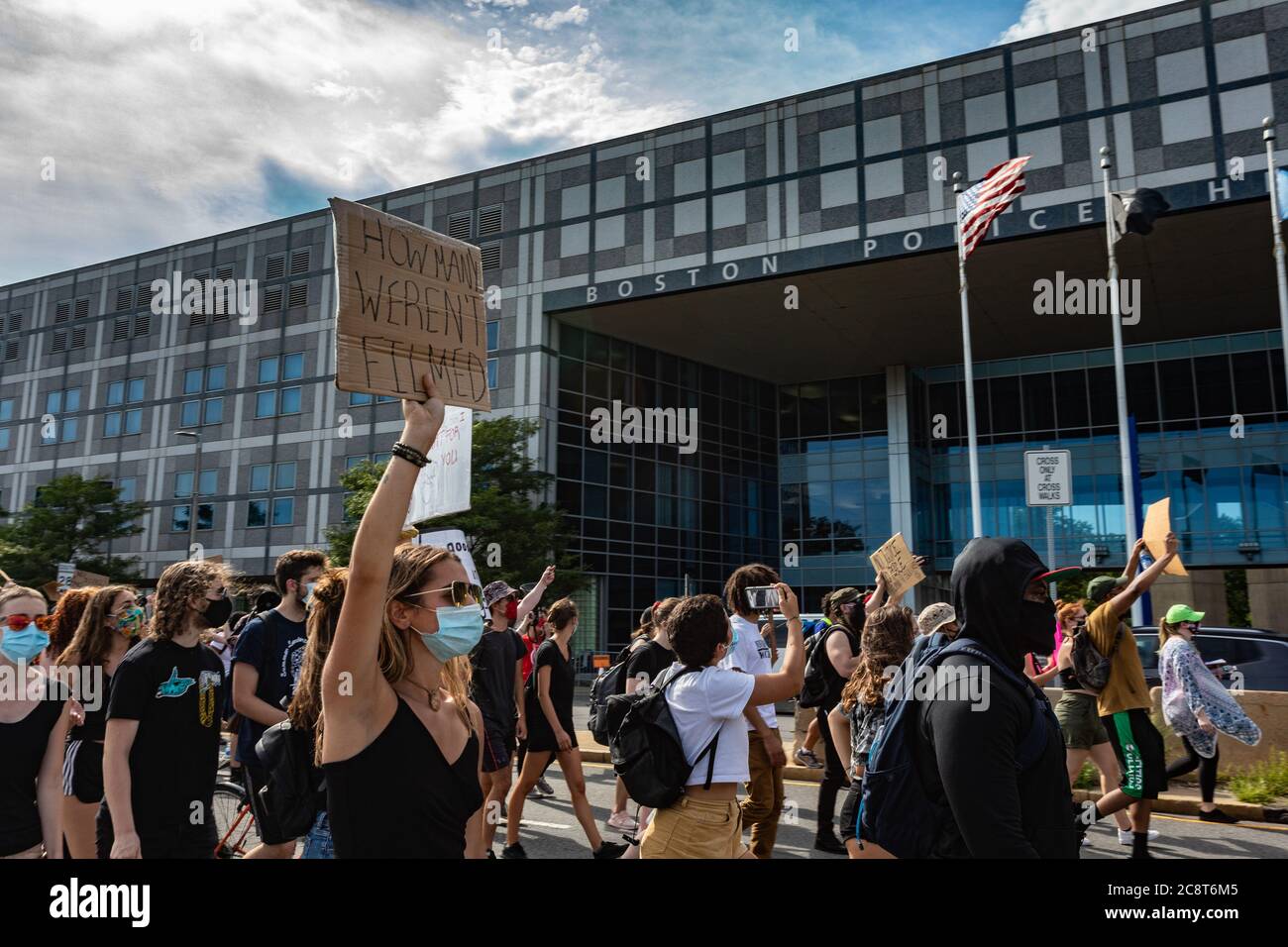 July 26, 2020, Boston, Massachusetts, USA: Black Lives Matter ...
