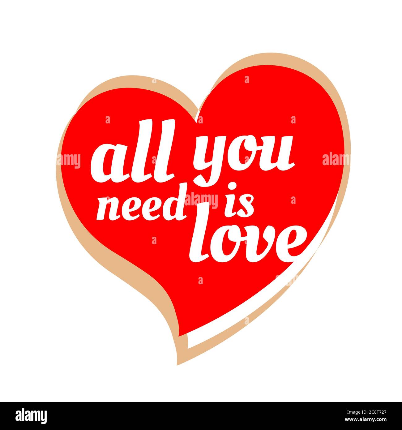All you need is love quote  All you need is love, Love quotes, Vector  quotes