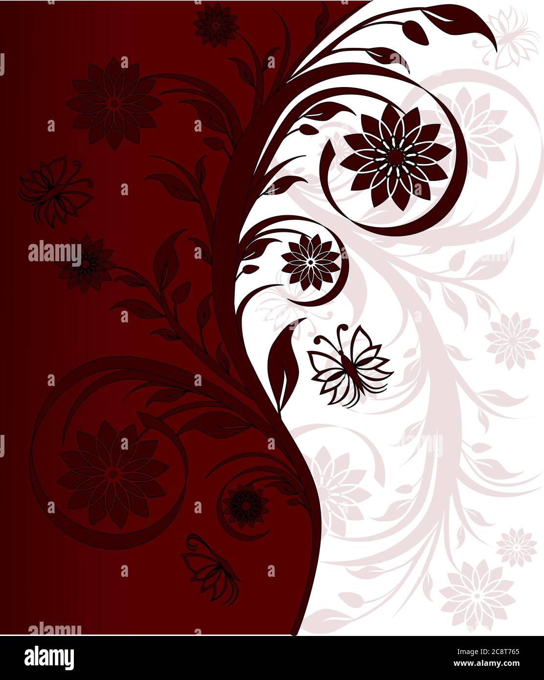 vector illustration of a floral ornament Stock Vector Image & Art - Alamy