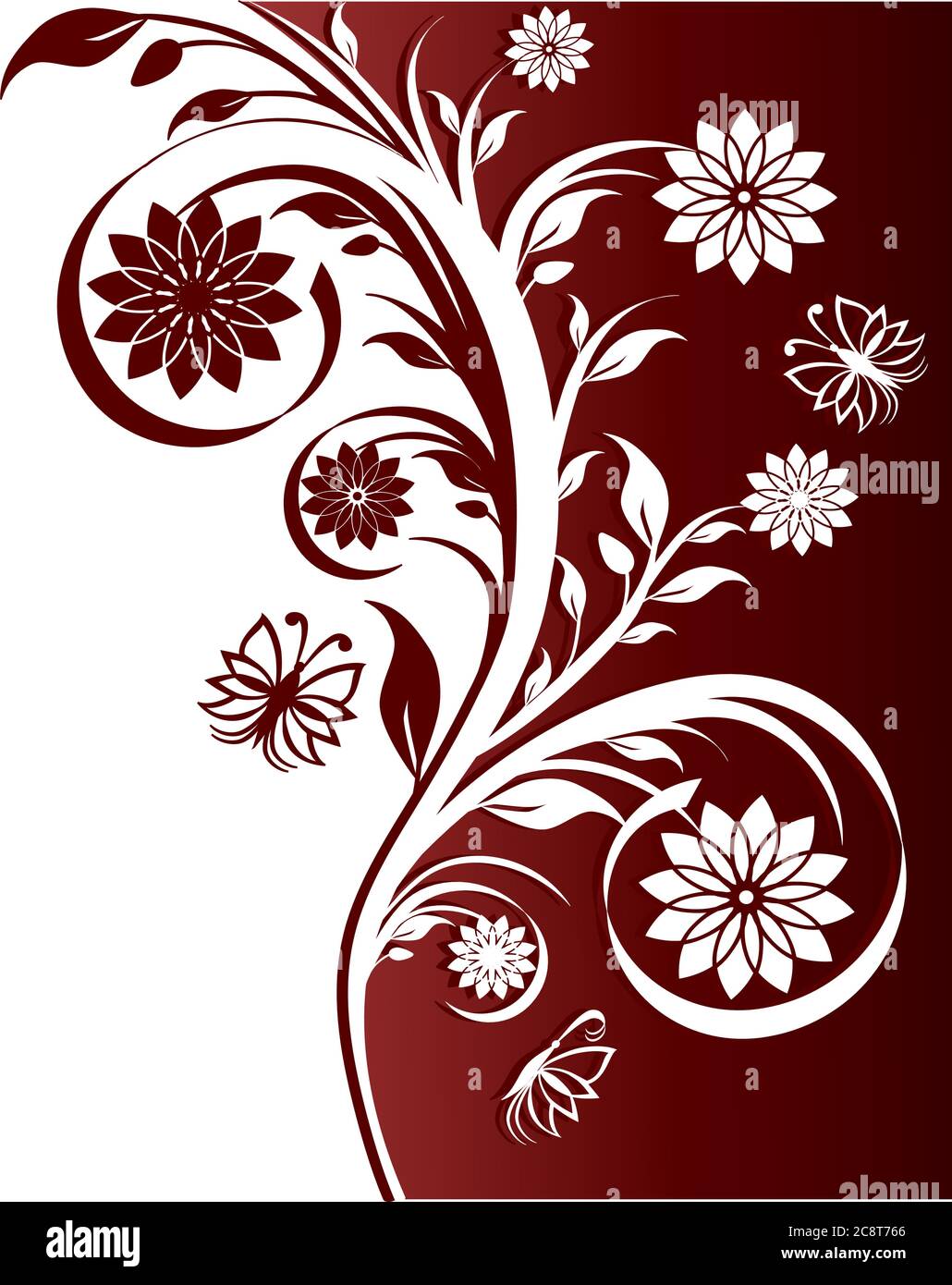 vector illustration of a floral ornament Stock Vector Image & Art - Alamy