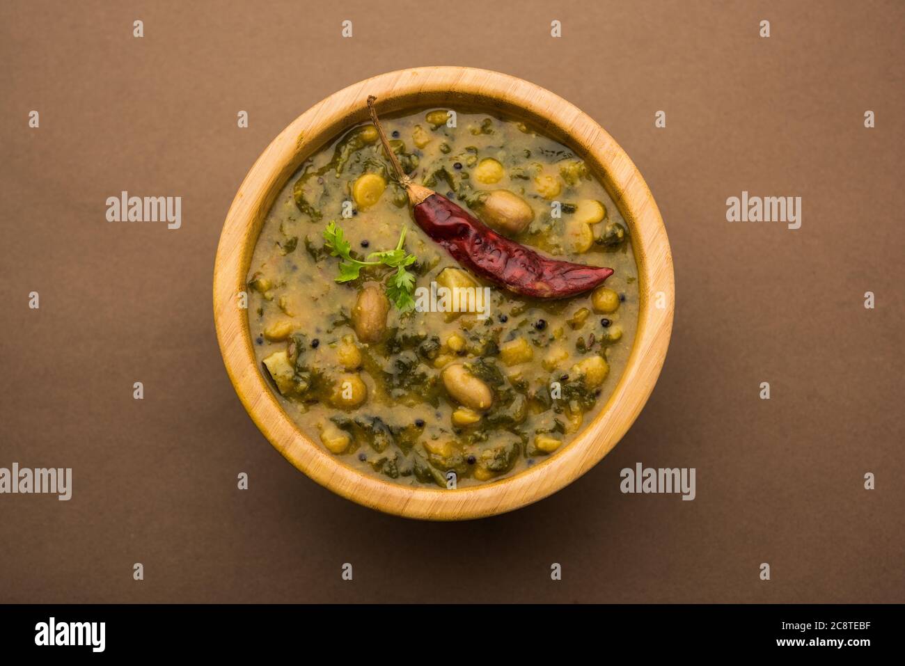 Healthy Dal Palak or yellow Toor Spinach Daal recipe also known as