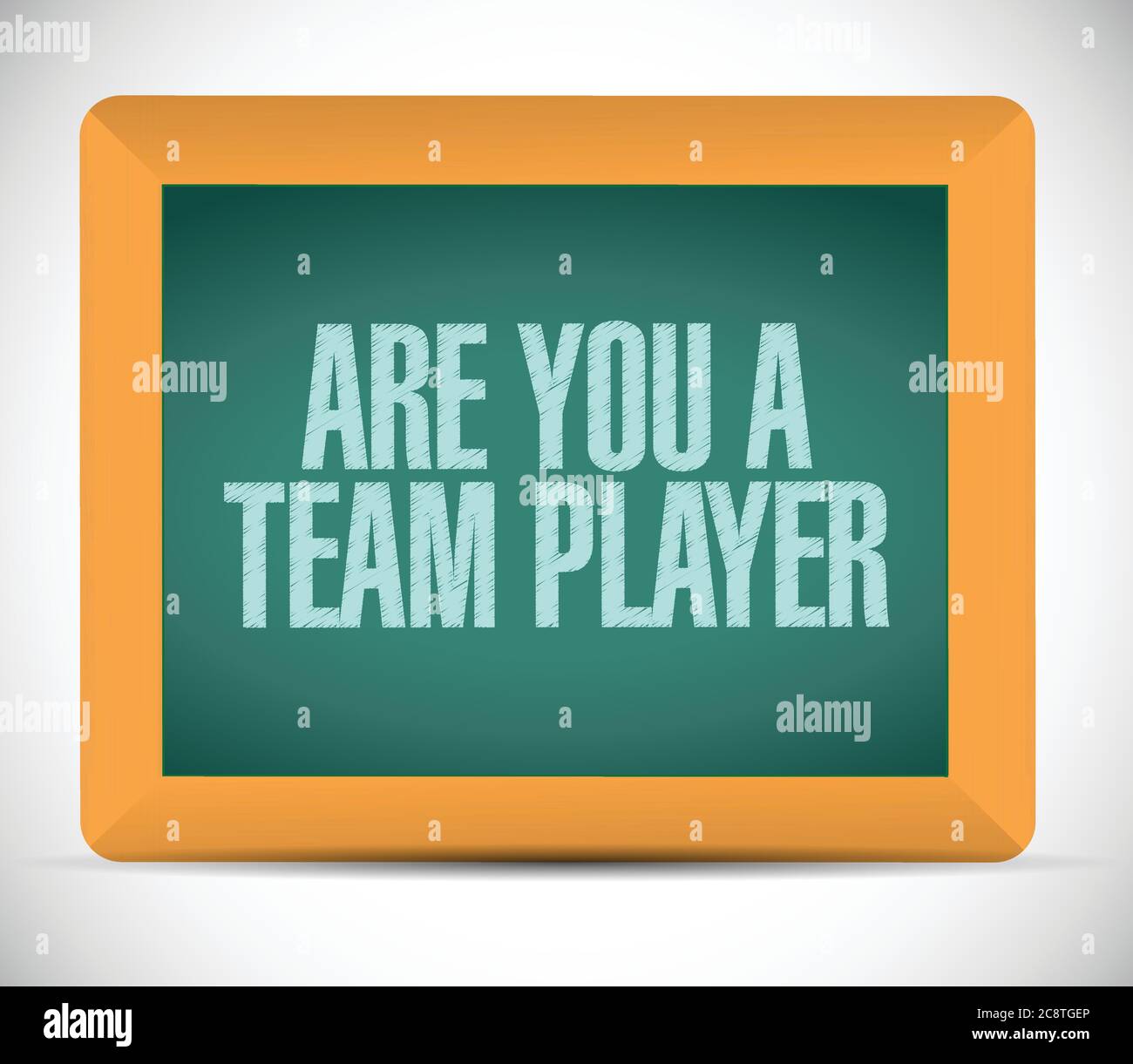 Are You A Team Player Message Illustration Design Over A White are-you-a-team-player-message-illustration-design-over-a-white