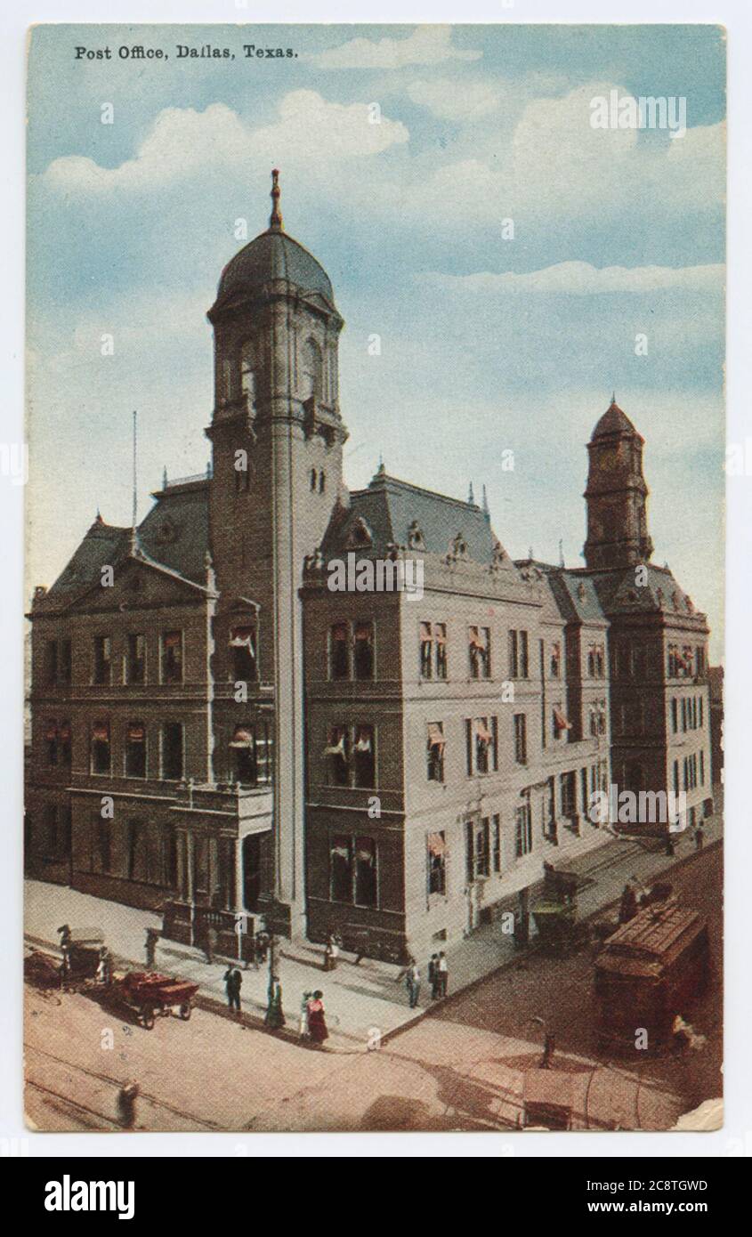 Post Office, Dallas, Texas Stock Photo Alamy