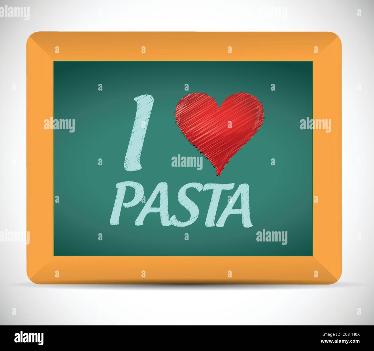 I love pasta Stock Vector Images Alamy