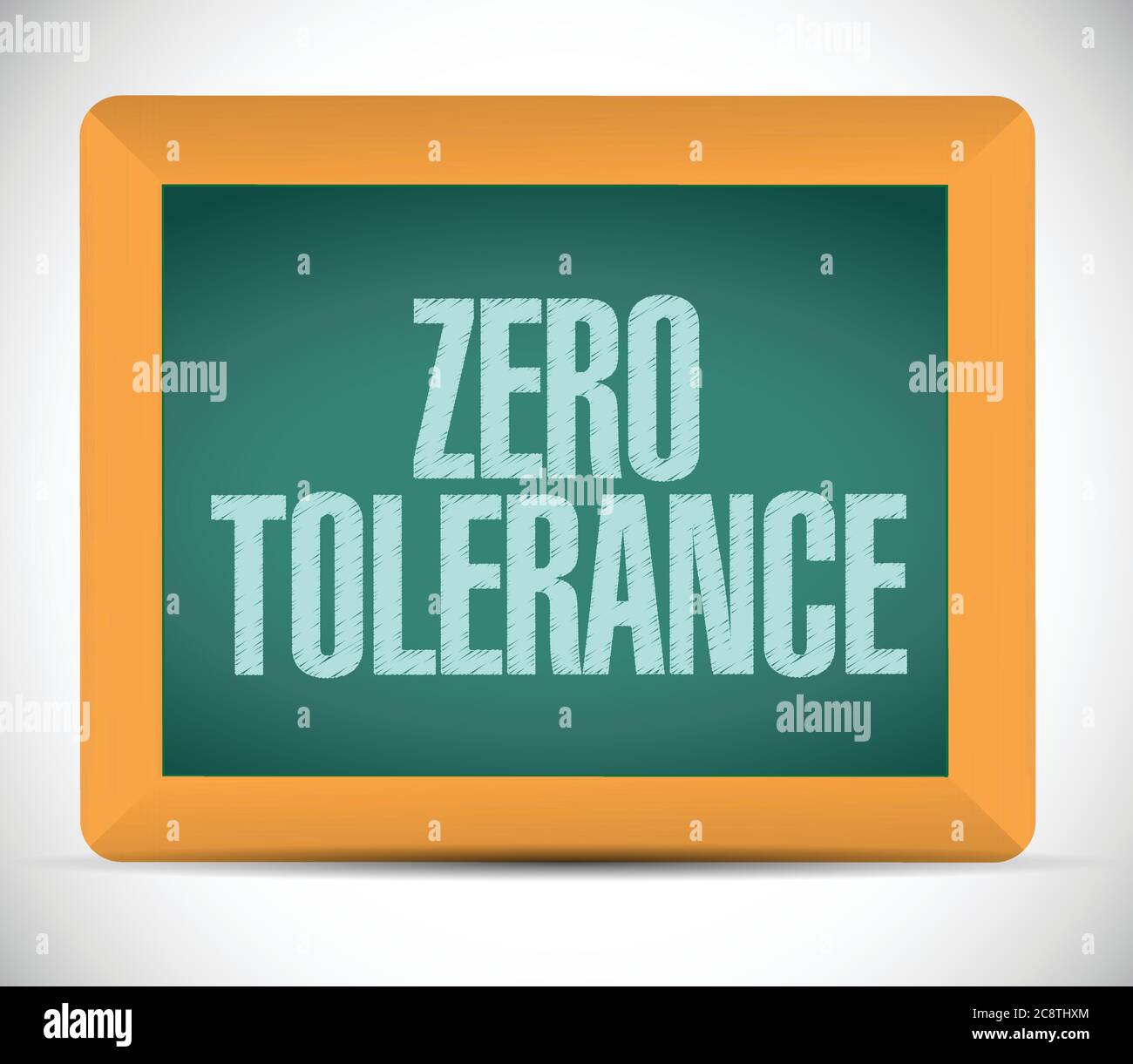 Zero tolerance message illustration design over a white background Stock Vector Image & Art Alamy