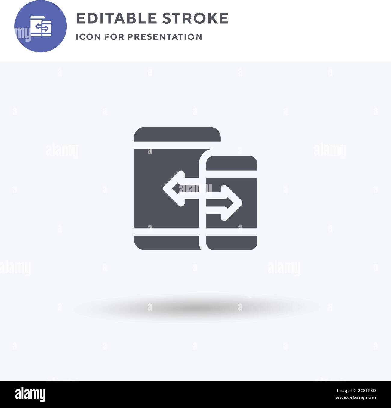 Responsive icon vector, filled flat sign, solid pictogram isolated on ...