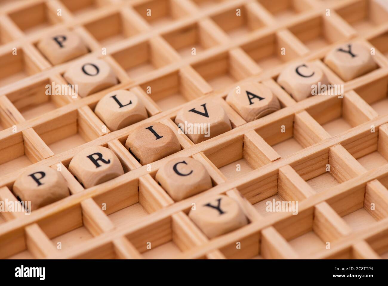 word cloud for privacy policy Stock Photo