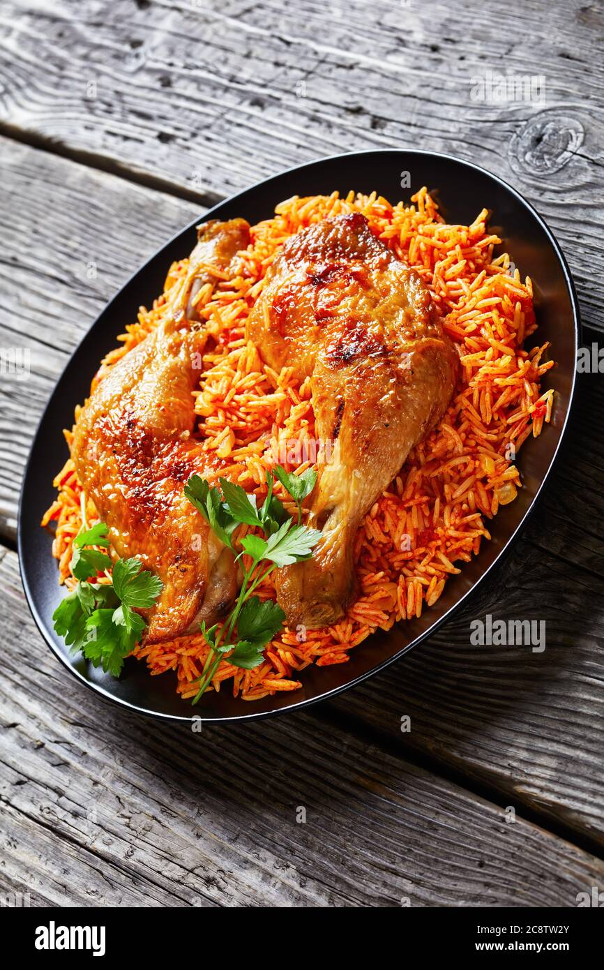 Spicy thakkali sadam south indian tomato rice cooked with sauteed