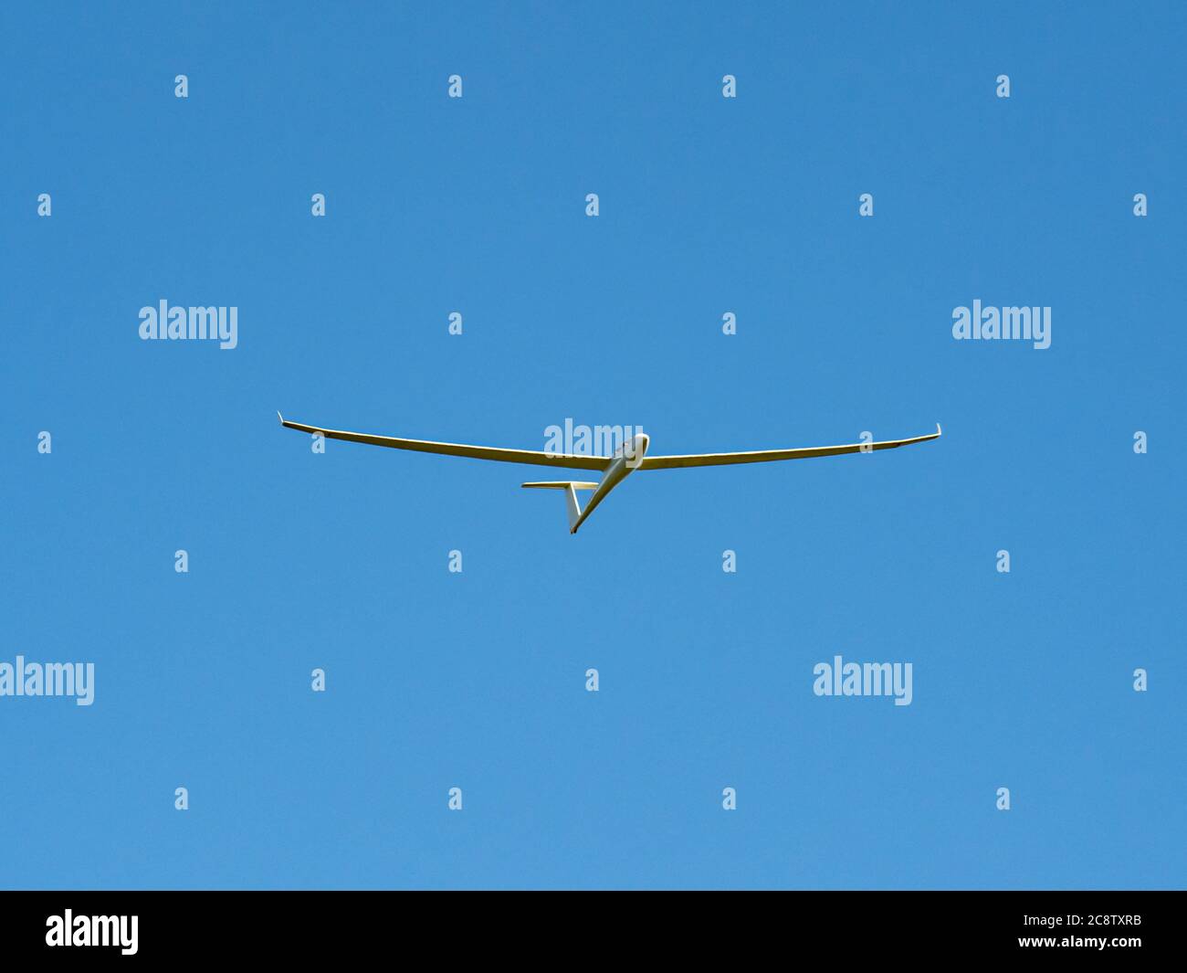 Glider plane in the sky Stock Photo Alamy