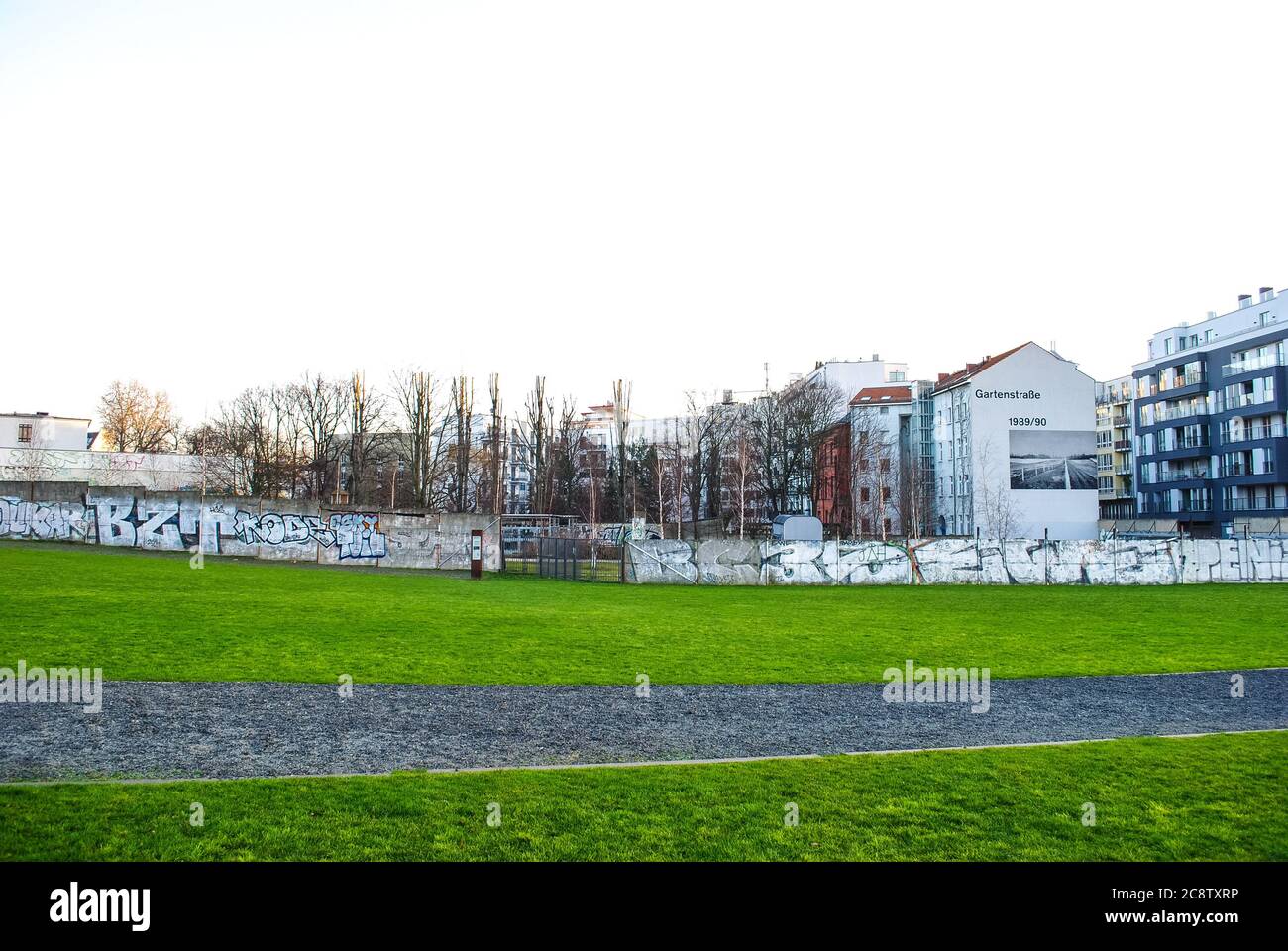 Berlin wall memorial stock photo alamy