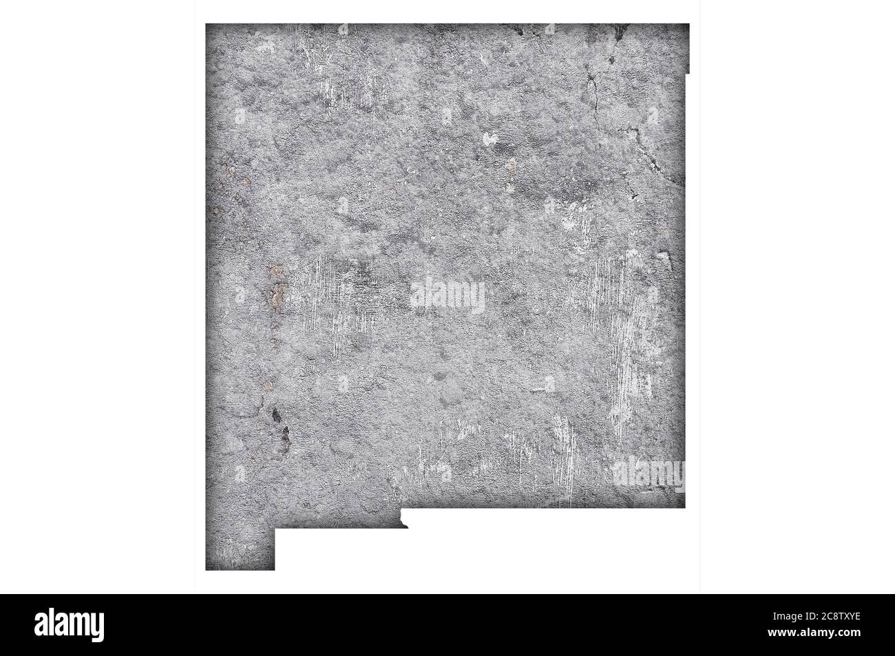 Map of New Mexico on weathered concrete Stock Photo - Alamy