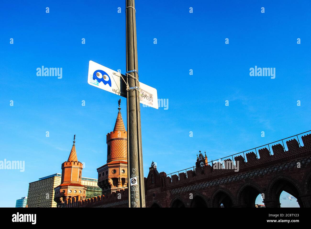 Oberbaum Bridge Stock Photo