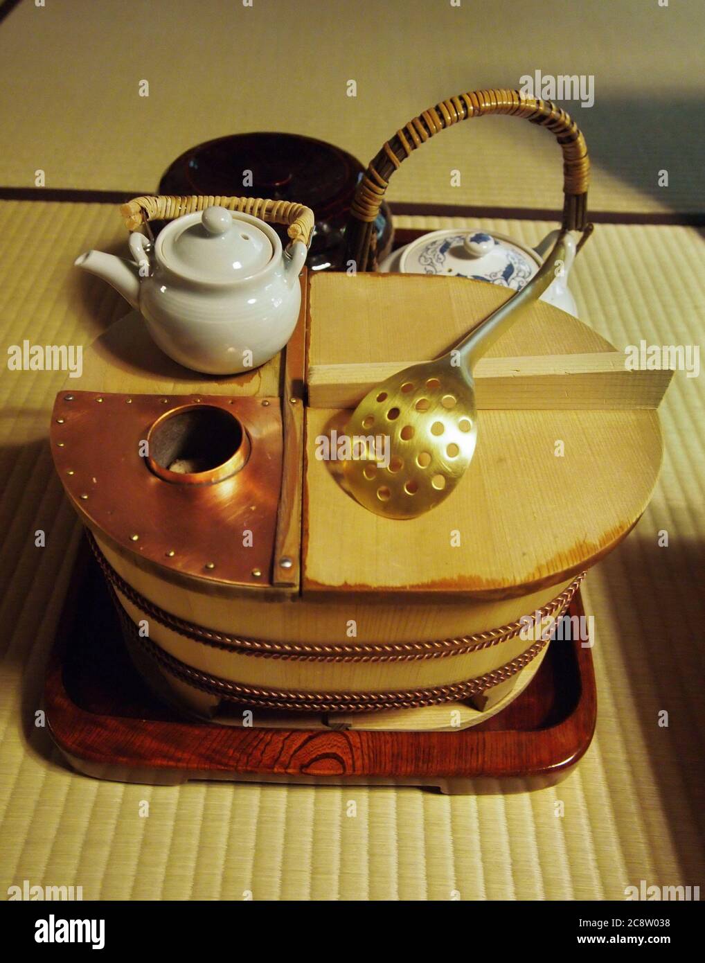 Traditional hotel (Ryokan) in the Japanese city of Kyoto.Old building