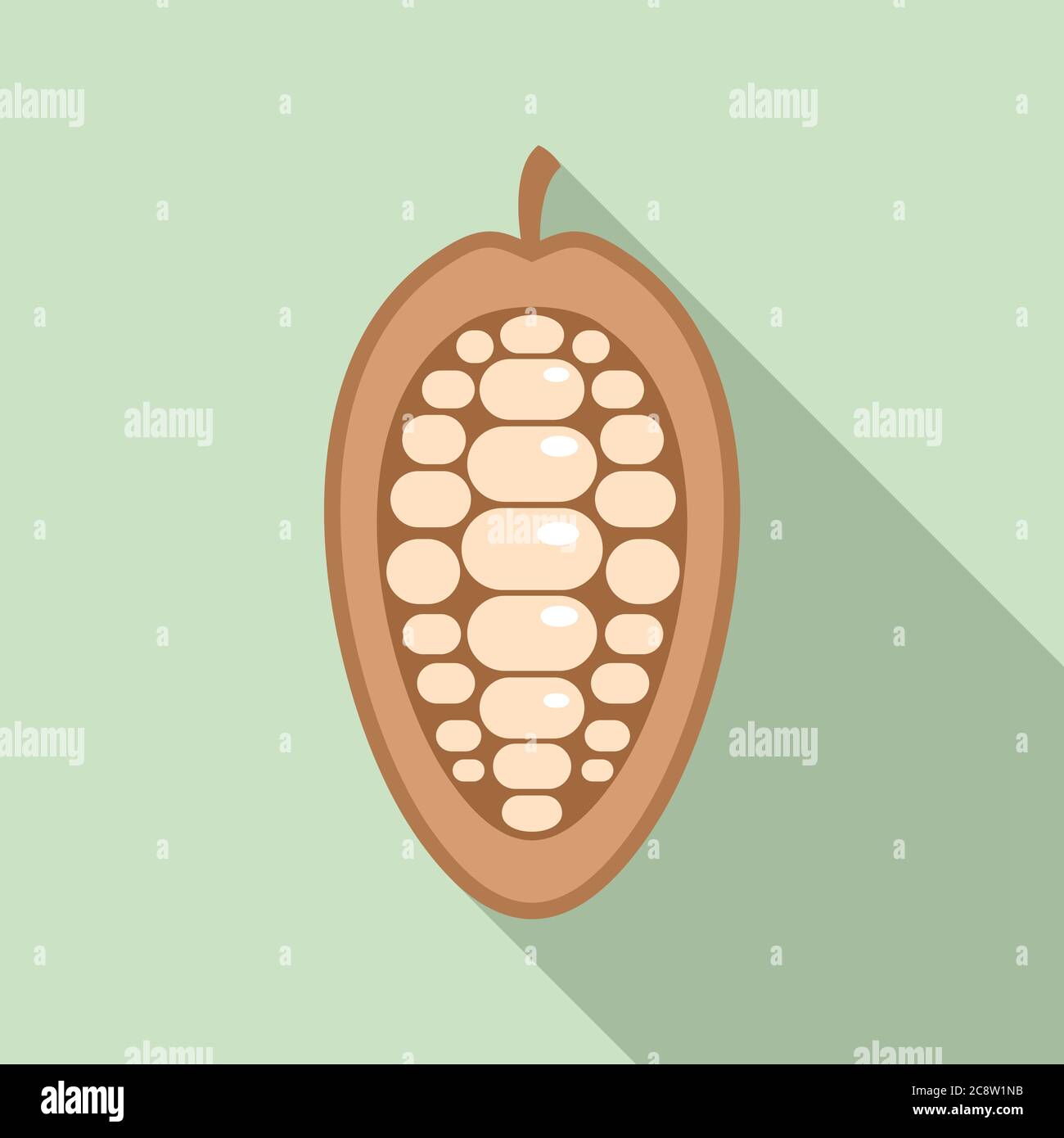 Durian fruit icon. Flat illustration of durian fruit vector icon for ...