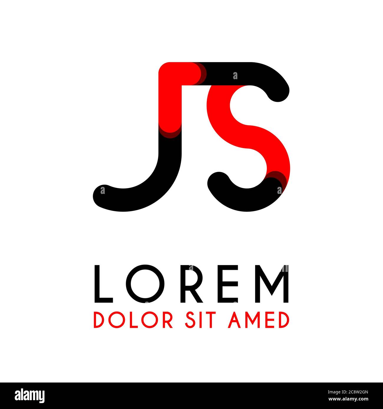 Red and black js sales