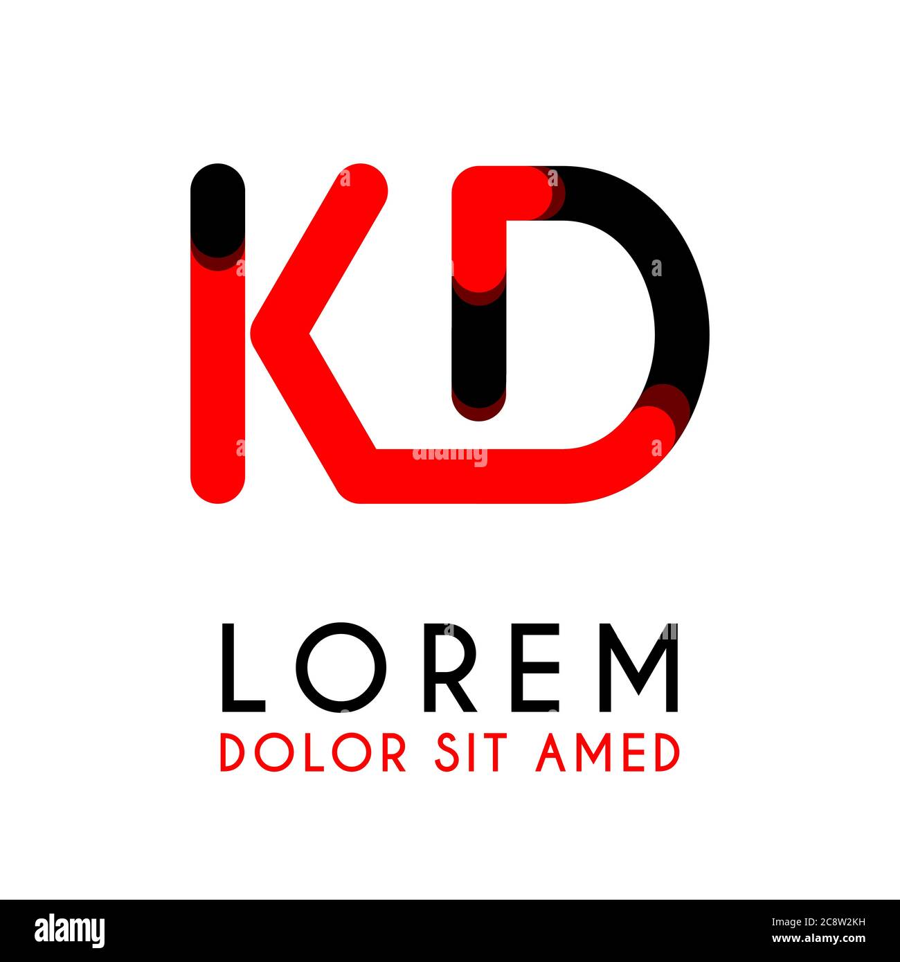 kd black red