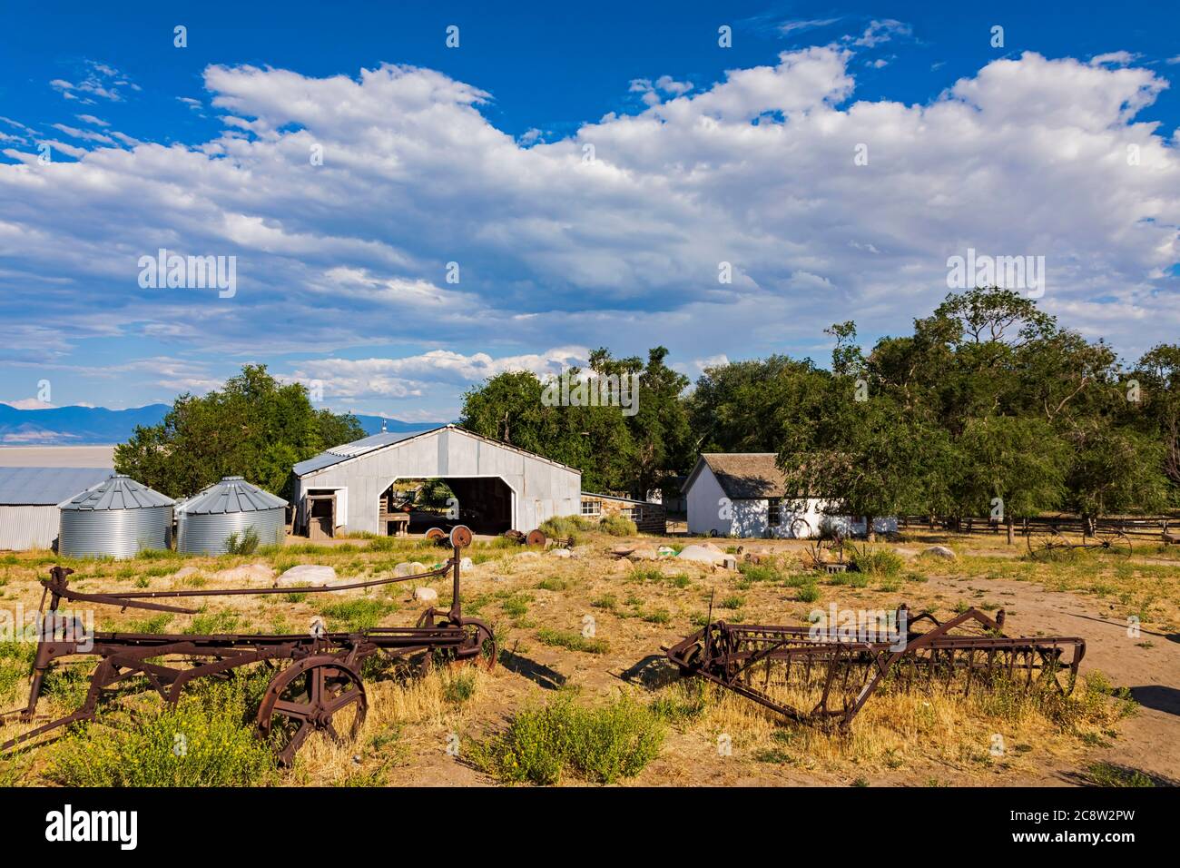 The Fielding Garr Ranch on Antelope Island State Park near Syracuse